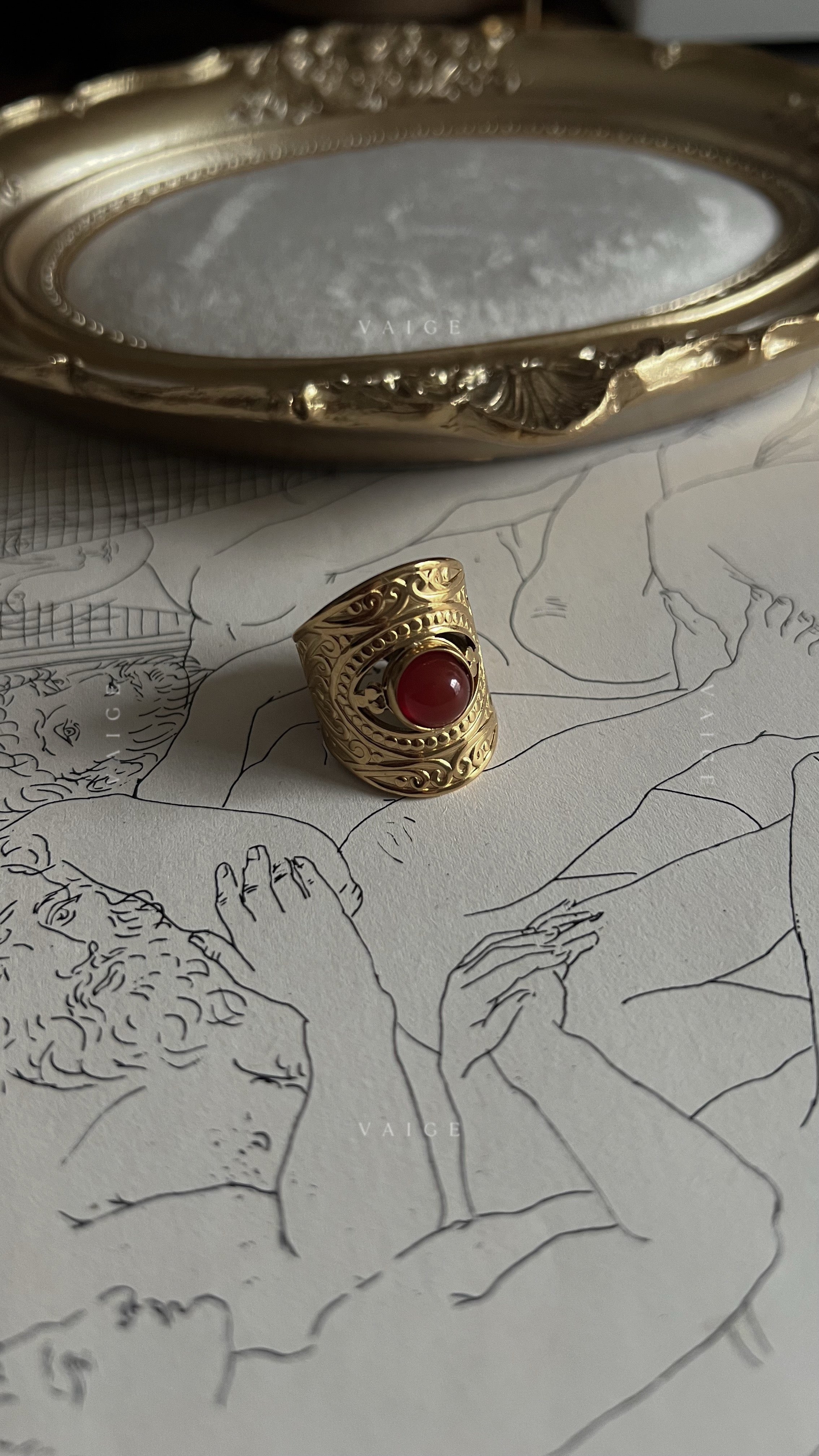 Elaris Gemstone ring